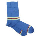 Calcetines Calvin Klein Lifestyle Giza Ankle Stripe Azul Mujer