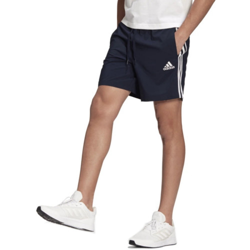 Short Adidas Fitness Essentials 3 Stripes Chelsea Azul Hombre