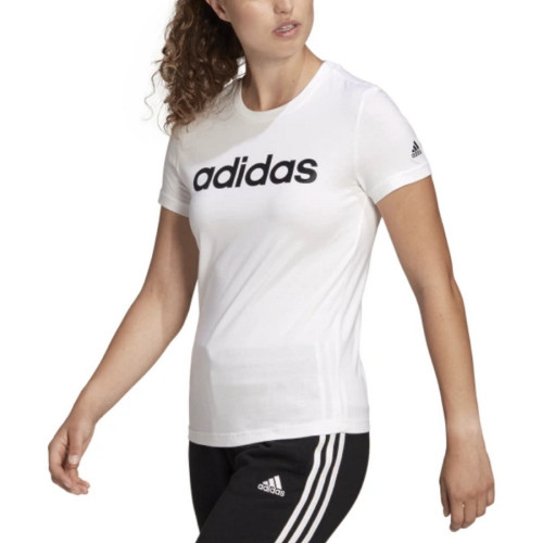 Playera Adidas Lifestyle Essentials Linears  Mujer