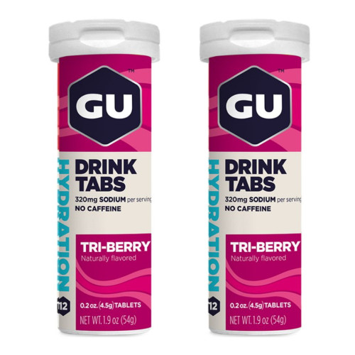 Hidratacion GU Energy Running Drink Tabs Triberry Pack 2   