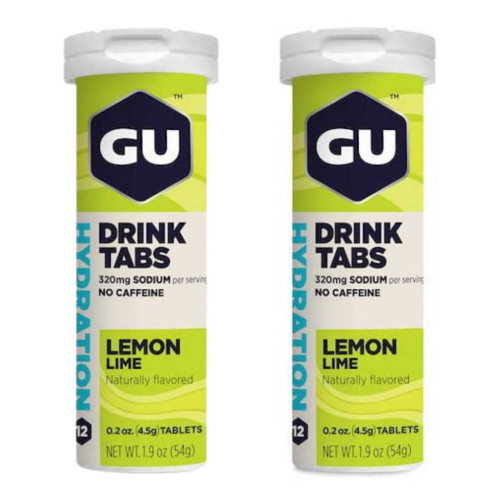 Hidratacion GU Energy Running Drink Tabs Lemon Lime Pack 2   