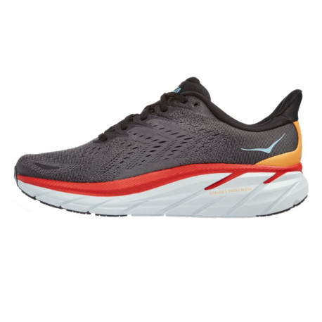 Tenis Hoka One One Running Clifton 8 Gris Hombre