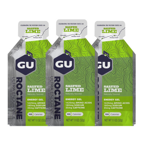 Gel GU Energy Running Roctane Salted Lime Pack 3   