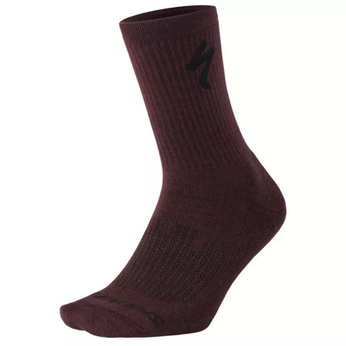 Calcetines SPECIALIZED Ciclismo Merino Midweight Vino 