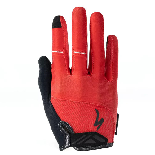 Guantes SPECIALIZED Ciclismo Body Geometry Dual Gel Rojo Mujer