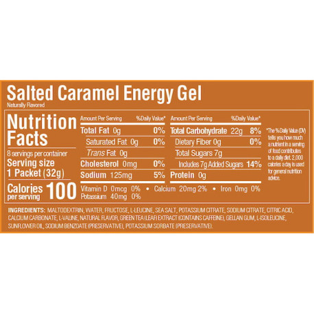 Gel GU Energy Running Salted Caramel Caja 24 pz   