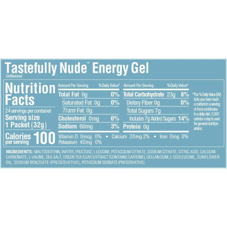 Gel GU Energy Running Tastefully Nude 24 pz   