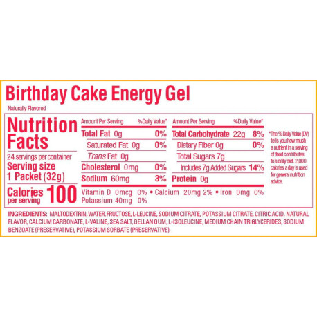 Gel GU Energy Running Birthday Cake 24 pz   