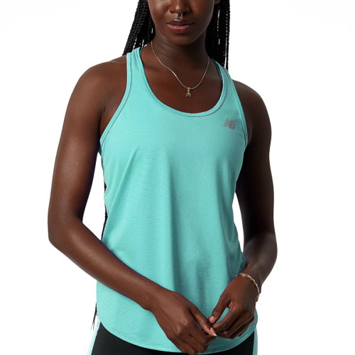 Tank Top New Balance Running Accelerate Verde Mujer