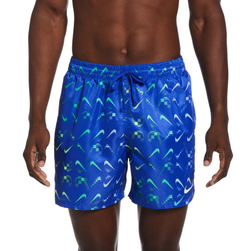 Boardshorts Nike Swim Playa Digi Swoosh Ombre Lap 5" Volley Azul Hombre