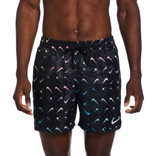 Boardshorts Nike Swim Playa Digi Swoosh Ombre Lap 5" Volley Negro Hombre