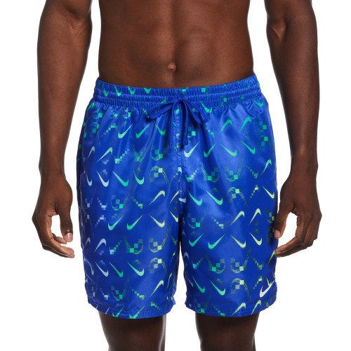 Boardshorts Nike Swim Playa Digi Swoosh Ombre Lap 7" Volley Azul Hombre