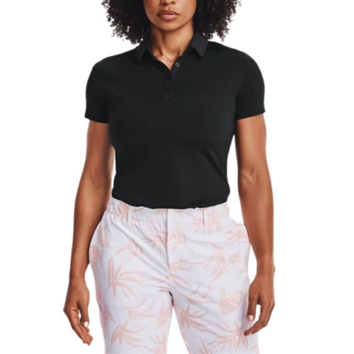 Polo Under Armour Golf Zinger Short Sleeve Negro Mujer