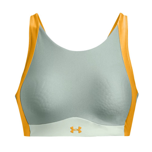 Sports Bra Under Armour Fitness Infinity Mid High Neck Shine  Mujer