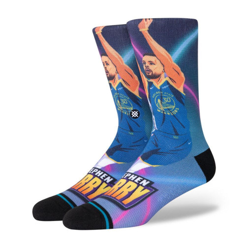Calcetines Stance BasketBall Warriors Stephen Curry Fast Break Azul 