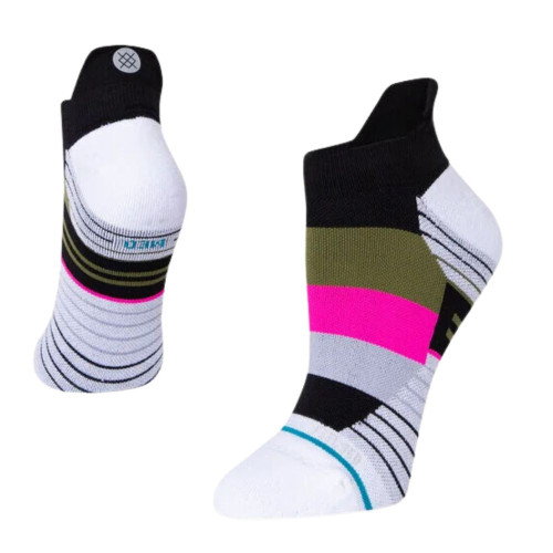 Calcetines Stance Fitness Long Game Tab Blanco Mujer