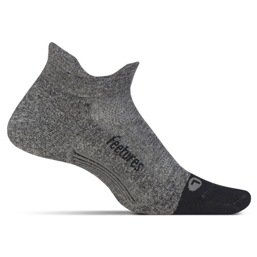 Calcetines Feetures Running Light No Show Gris 